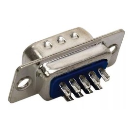 OEM Paquete 5 Piezas Conector Db9 Macho Para Soldar Con Cubierta