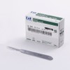Skin planning exclusive stainless steel blade No. 10, 100 pieces, 1 piece, blade + handle / 스킨플래닝 전용 스테인리스 블레이드 10호 100개입, 1개, 블레이드+핸들