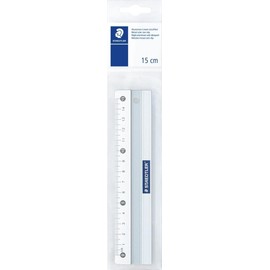 Staedtler 563 15 Straight Ruler Aluminum Ruler Scale 5.9 inches (15 cm) with Anti-Slip