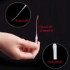 Pack of 100 Plastic Glue Micro Tips Glue Extender Applicator