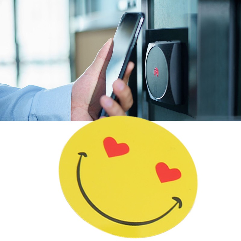 20PCS NFC Stickers 125KHz Compact Interference Resistant Access Control Back
