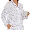 LUBOT 100% Cotton Pajamas for Women 2PC PJ Set Poplin