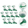 ibasenice Automatic Cockatiel Dispenser - 10PCS Practical Birds Feeders Drinker