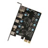UP5300 5 Ports USB 3.1 PCIe Expansion Card 5Gbps Fast