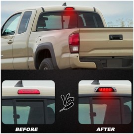 ULTRALTH LED Third Brake Light Compatible with 1995-2015 Toyota Tacoma - High Mount Stop Lamp Replacement | Smoked Lens, Direct Fit