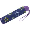 Ergobrella Children's Pocket Umbrella with Reflective Elements, glowing stars, Playful