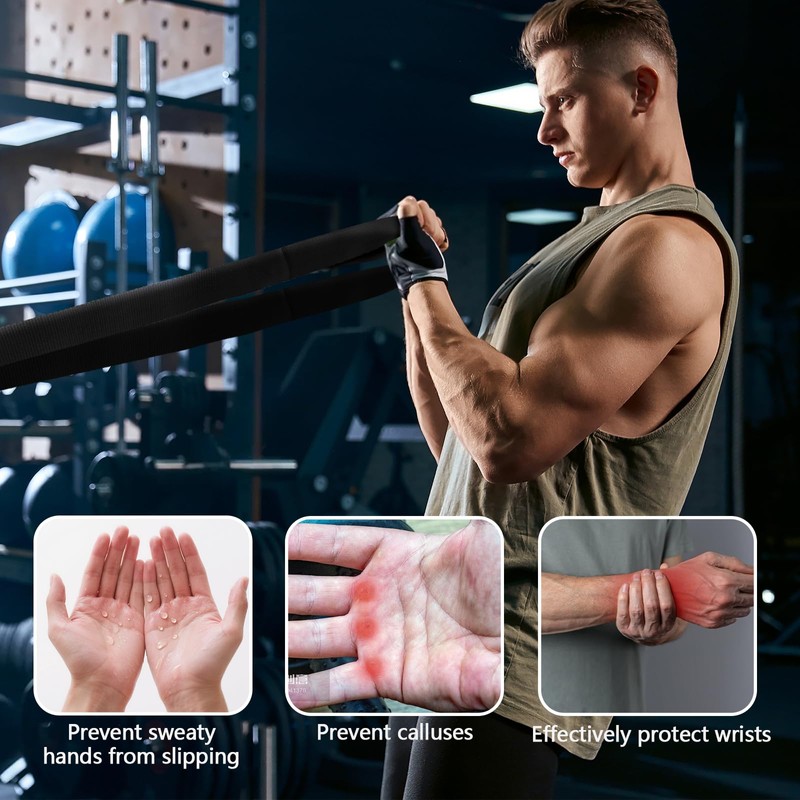 APOMOONS Triceps Rope with Storage Bag, Cable Pull, Triceps Training