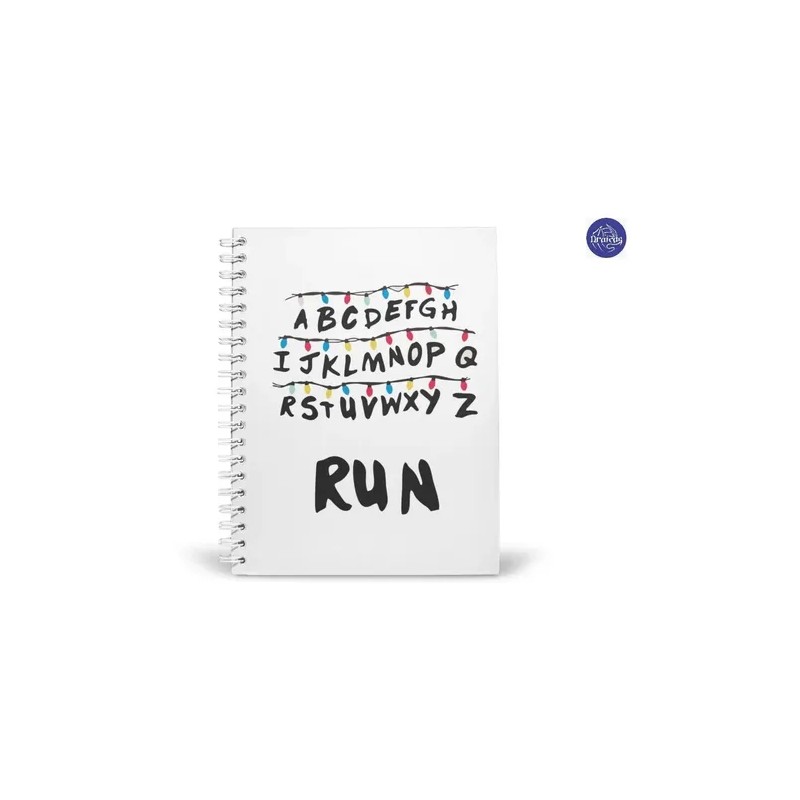 Stranger Things Libreta Cuaderno Profesional Pasta Dura Lp