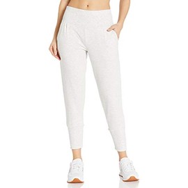 Danskin Women's Slim Tapered Jogger, Oatmeal Heather, X-Large