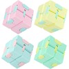 4 Pcs Fidget Cubes For Kids, Infinity Cube Fidget Toy,