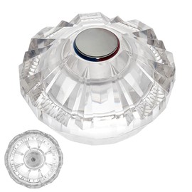 GOMAKERER 2 Pcs Shower Faucet Handle Replacements for 940-240/940-950A, Acrylic Bathroom Faucet Handle Hot and Cold Faucet Knobs Replacement Sink Handles for Home Bathroom Kitchen