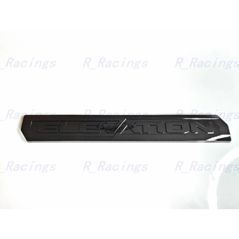 GMC Overlay 4PCS Gloss black Door Rear Sierra Elevation Emblem