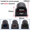 LKRXW 52mm Gauge Pod 2" Single Hole Gauge Pod Holder