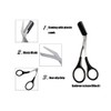 1 x Professional Stainless Steel Eyebrow Grooming Scissors with Plastic