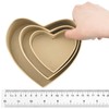 WANDIC Paper Mache Box, Set of 3 Heart Paper Mache