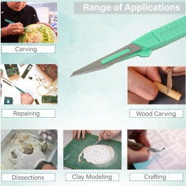 A2Z Scilab Hobby Knife BLADES #11 Carving Stencil Model Making Precision Cutters 10Pcs