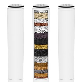 Can-Meageren 16-stage filter Replacement Filter Compatible With Cobbe Handheld Shower Head - Water Softener Filter Hard Water 3 Pack