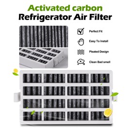 Musslan Refrigerator Air Filter Replacement for Whirlpool W10311524, Kitchenaid Refrigerator Air Filter and Jenn-Air FreshFlow Air Filter Replace, Effective Filtration with Activated Carbon Filter