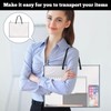 Grosion Art Portfolio Bag,19 x 25 Inch Art Bag,Clear A2