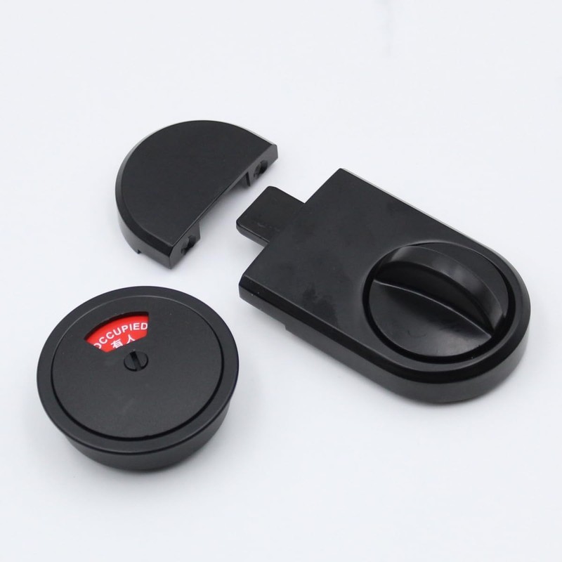 PINGPINGXIE Door Lock Indicator Vacant Occupied Bathroom Lock Zinc Alloy