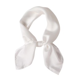 Bwerfuet Women Satin Scarf, Chiffon Satin Hair Bandanas Square Stain Scarf Vintage Head Scarves for Women 27.5 × 27.5inch (White)