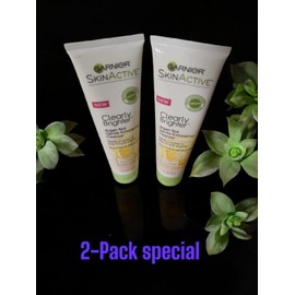 Garnier Skin Active Clearly Brighter Argan Nut Gentle Exfoliating Cleanser 4.7Oz