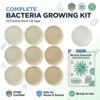 Bacteria Growing Kit with Pre-Poured Agar Plates | LB Agar