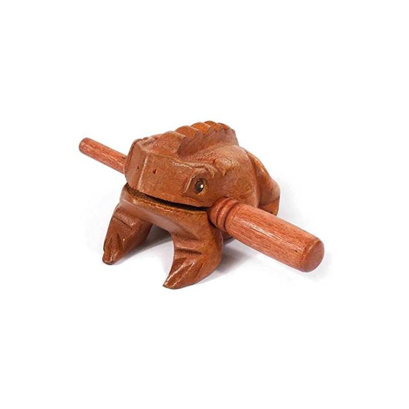 [Karokak] Frog Musical Instrument, Wooden, Frog, Mini Guillo, Drum, Percussion,