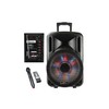 beFree Sound Bluetooth Powered PA Subwoofer with Illuminatiing Lights