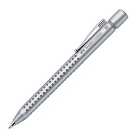 Faber-Castell Grip 2011 144111/140900 Ballpoint Pen and Fountain Pen XB Nib M Silver