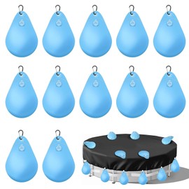 HUIKUANGEU Pool Cover Weights, Pack of 12 Pool Water Bags, Pool Weight Bag, Winter Pool Tarpaulin Weight Bag, Pool Wall Bags, Swimming Pool Cover Hanging Bag, for Pool Cover