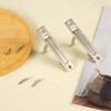 XIHIRCD 2pcs Pocket Door Edge Pull, 304 Stainless Steel Pocket