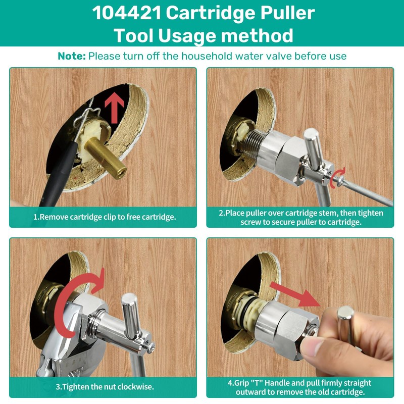 1222 Replacement Cartridge Kit for Moen One Handle Posi Temp