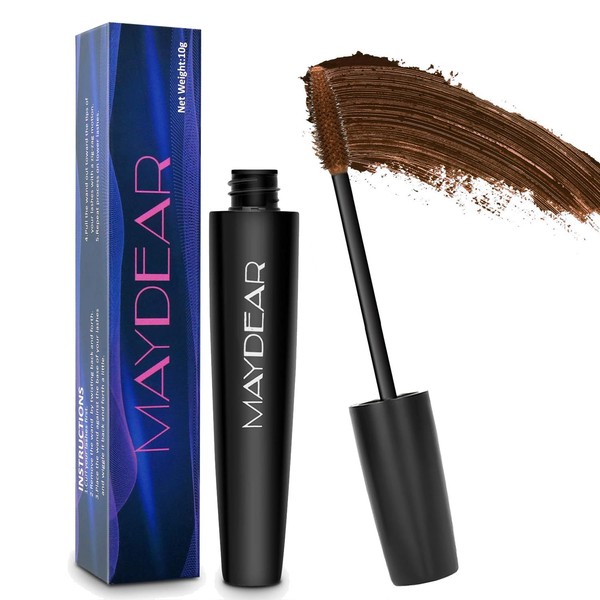 Maydear Waterproof Color Mascara, Longlasting, Smudge-Proof, Voluminous and Charming Mascara,