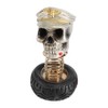 Swing Waving Human Skull Car Interior Decoration Dashboard Ornament Decor