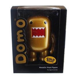 4" Domo Flocked Vinyl Figure: Gold