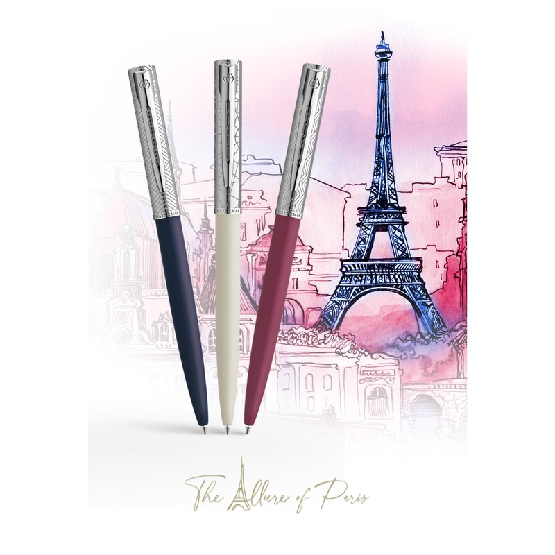 Waterman Allure Deluxe Ballpoint Pen Pink Medium Tip Blue Ink