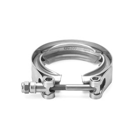 NYTKL 1.5 Inch V Band Clamp,Male Female 304 Stainless Steel Quick Release Flange Exhaust Clamp, V-Band for Pickup Truck Turbo Downpipe Exchange Exhaust Systems, Car Accessories