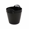 BiGDUG Plastic Flexi Tubs (26 Litre) - Pack of 5