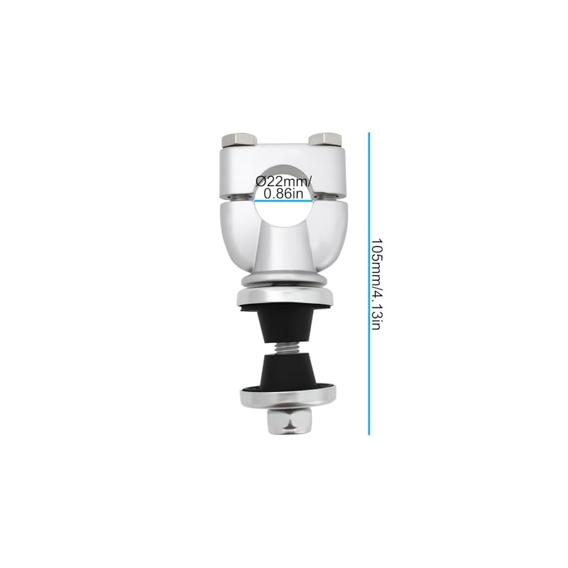 ECSiNG 2 x 7/8 Inch Handlebar Riser Mounting Clamp with