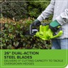 Greenworks 40V 26in Brushless Hedge Trimmer, Tool only