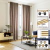 Double Curtain Rods for Window 72 to 144 Inch, Warm