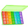 XL Large Weekly Pill Organizer 4 Times a Day, 7-Day