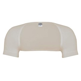 wobera ANGORA Shoulder Warmer with ½ Arm Made from 70% Angora, beige, S
