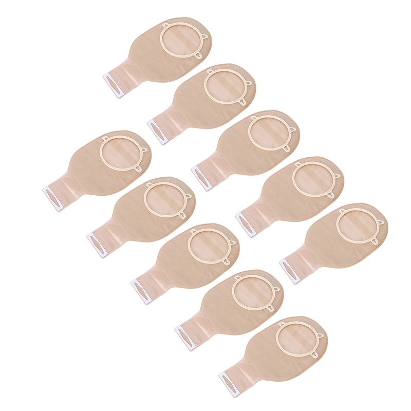 20pcs Drainable Colostomy Pouch Odor Repellent Film Double Sided Soft
