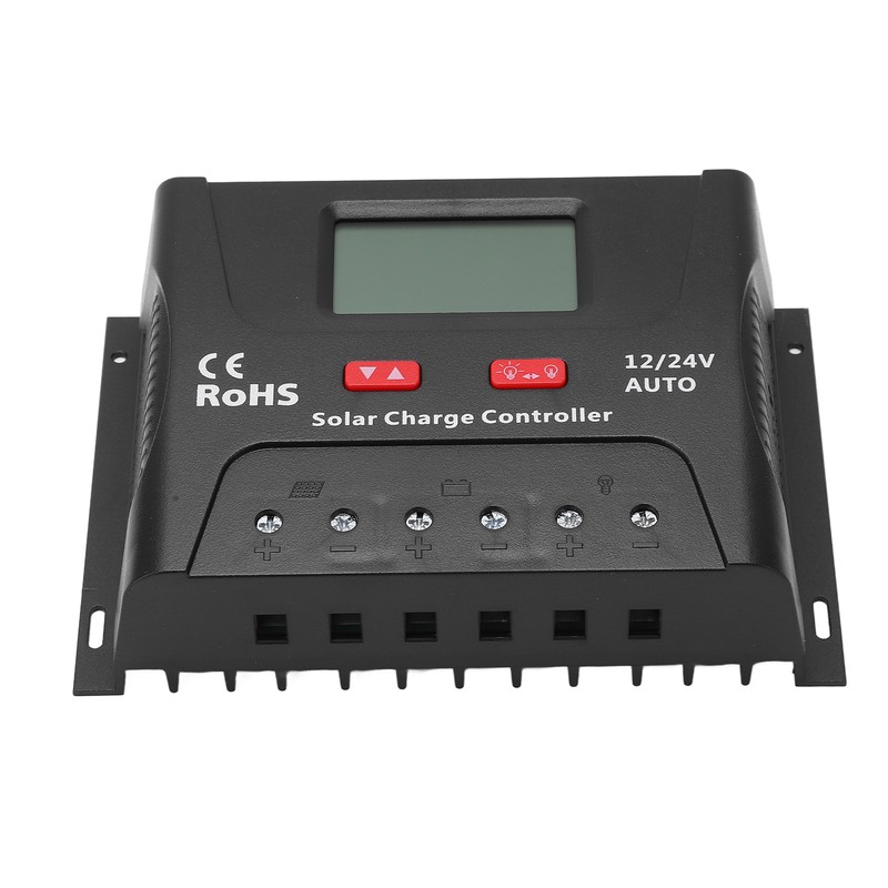 Solar Charge Controller Intelligent PWM 12V 24V Auto Identification 50A