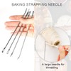 AIEX 15pcs Roasting Trussing Needle, Stainless Steel Poultry Trussing Needle