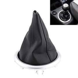 Gear Shift Boot Cover for Suzuki Swift SX4 Car Manual Shift Lever Frame Boot Cover Fit for Suzuki Swift SX4 2005-2010 Black Gear Shift Gaiter Cover Gear Shift Knob Boot Dust Cover
