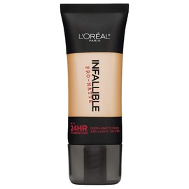 Loreal Paris Infallible Pro Matte Golden Beige Foundation Makeup -- 2 per case.