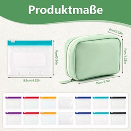 Pill Organiser 14 Days - Pill Organiser Bag, A8 Waterproof